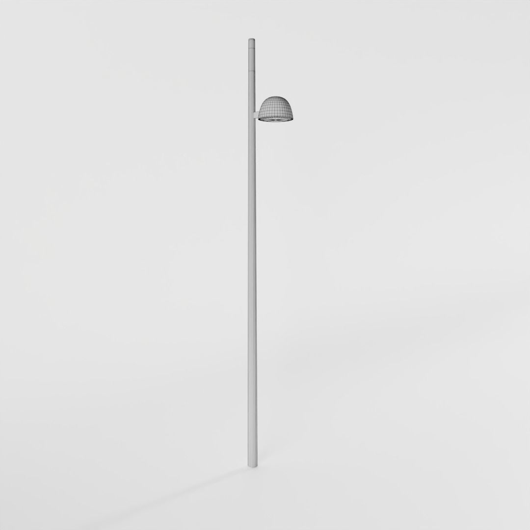 Modern Street Lamp Low-poly 3D model_3