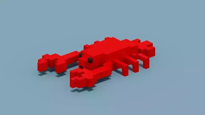 Voxel Lobster