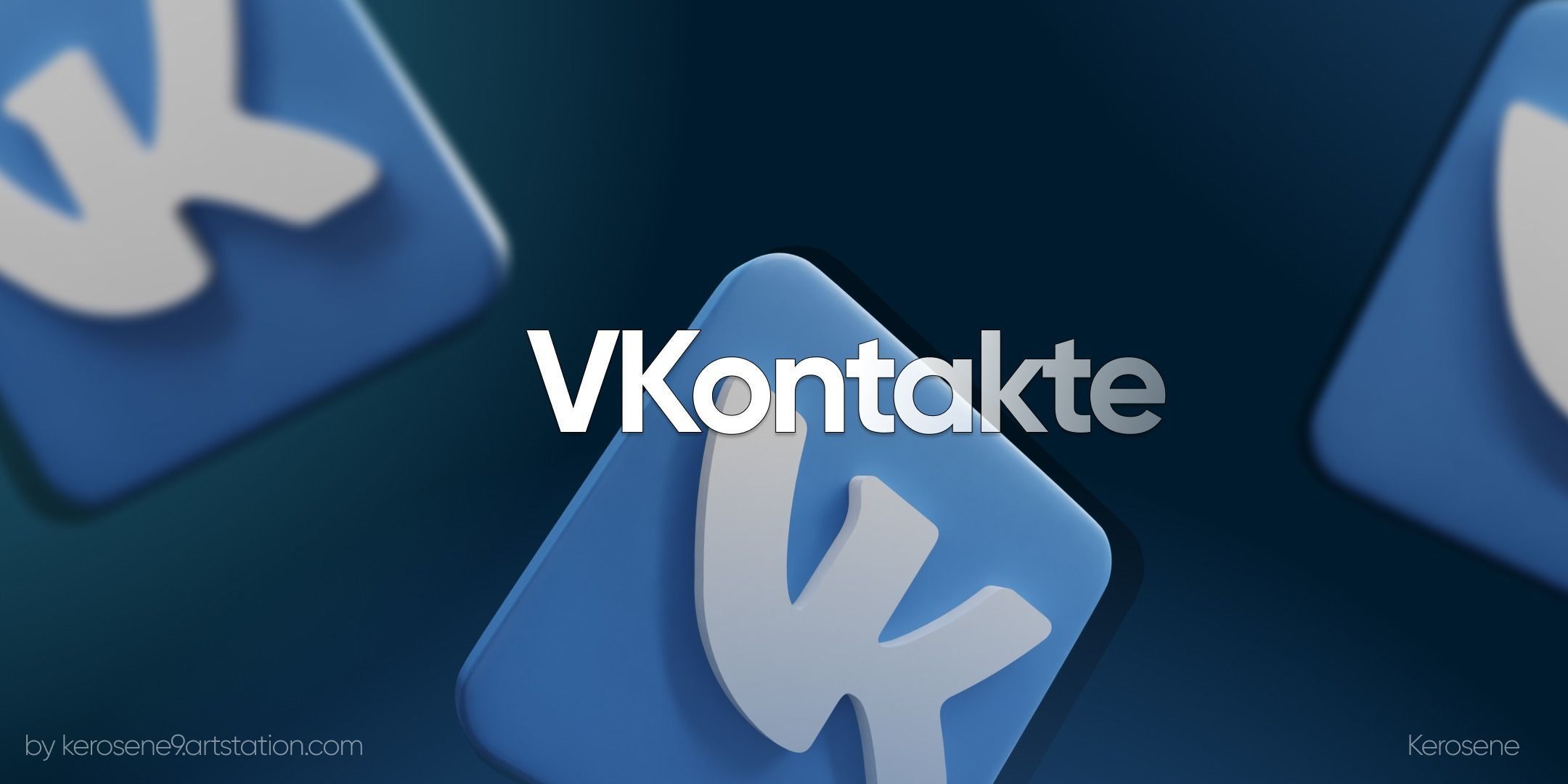 Social Media Icons 3D model 3D model_6