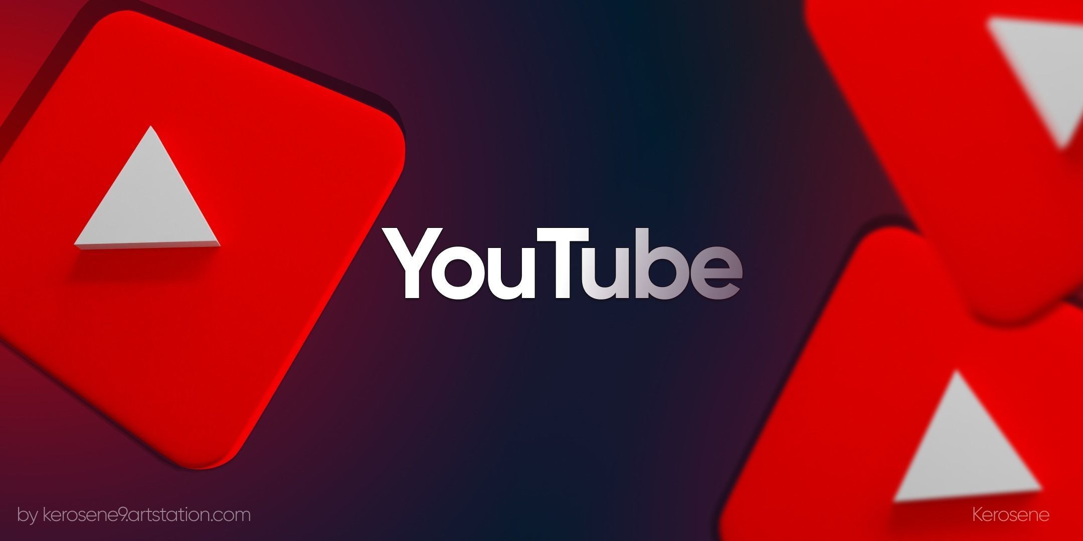 Social Media Icons 3D model 3D model_13