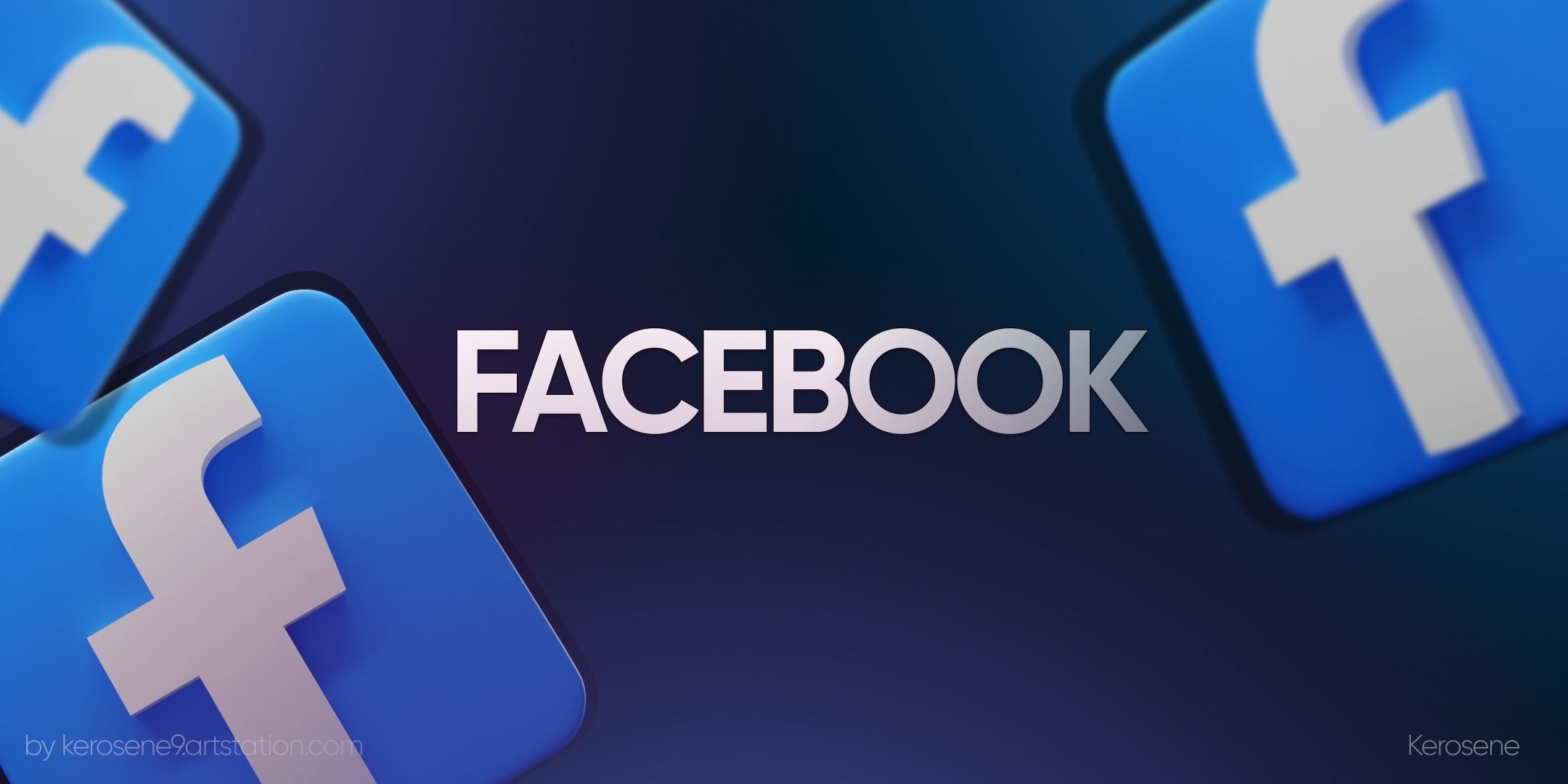 Social Media Icons 3D model 3D model_11