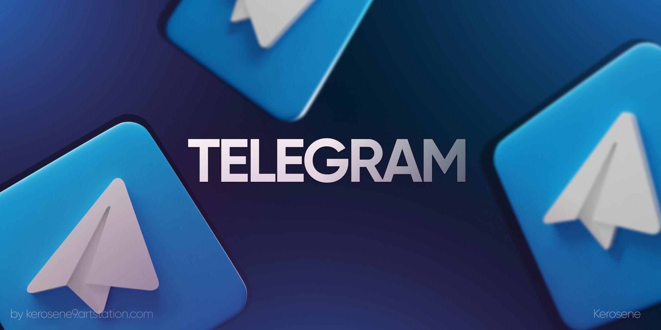 Social Media Icons 3D model 3D model_15