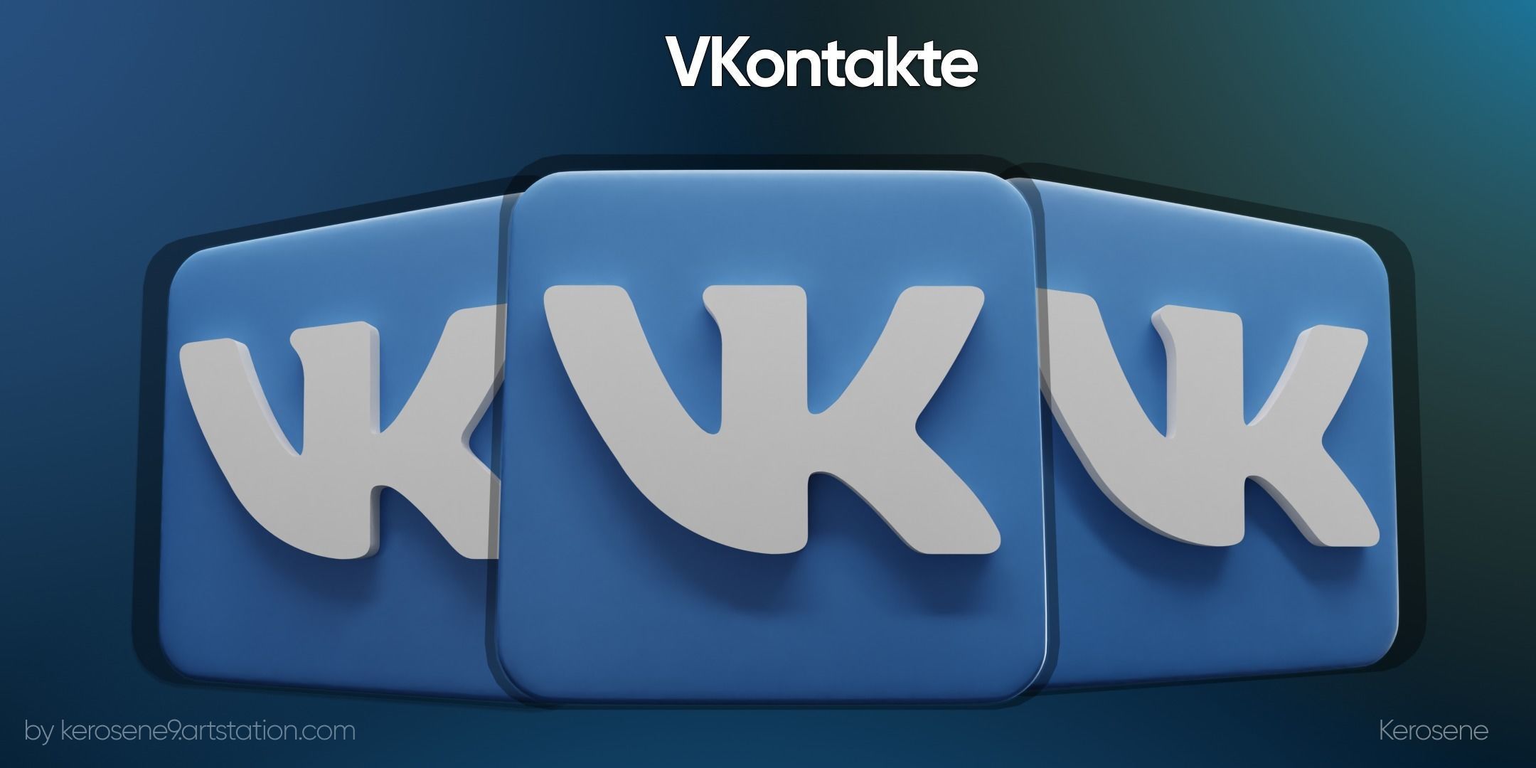 Social Media Icons 3D model 3D model_7