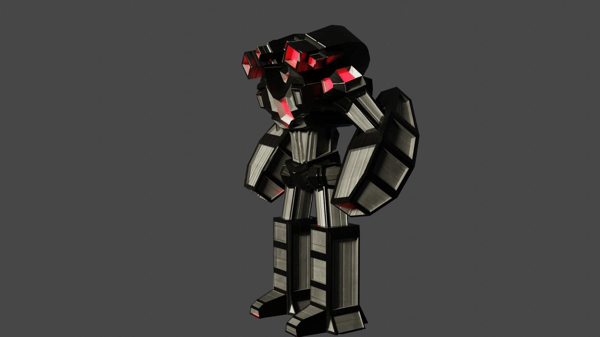 Tank - The Bot Free low-poly 3D model_6