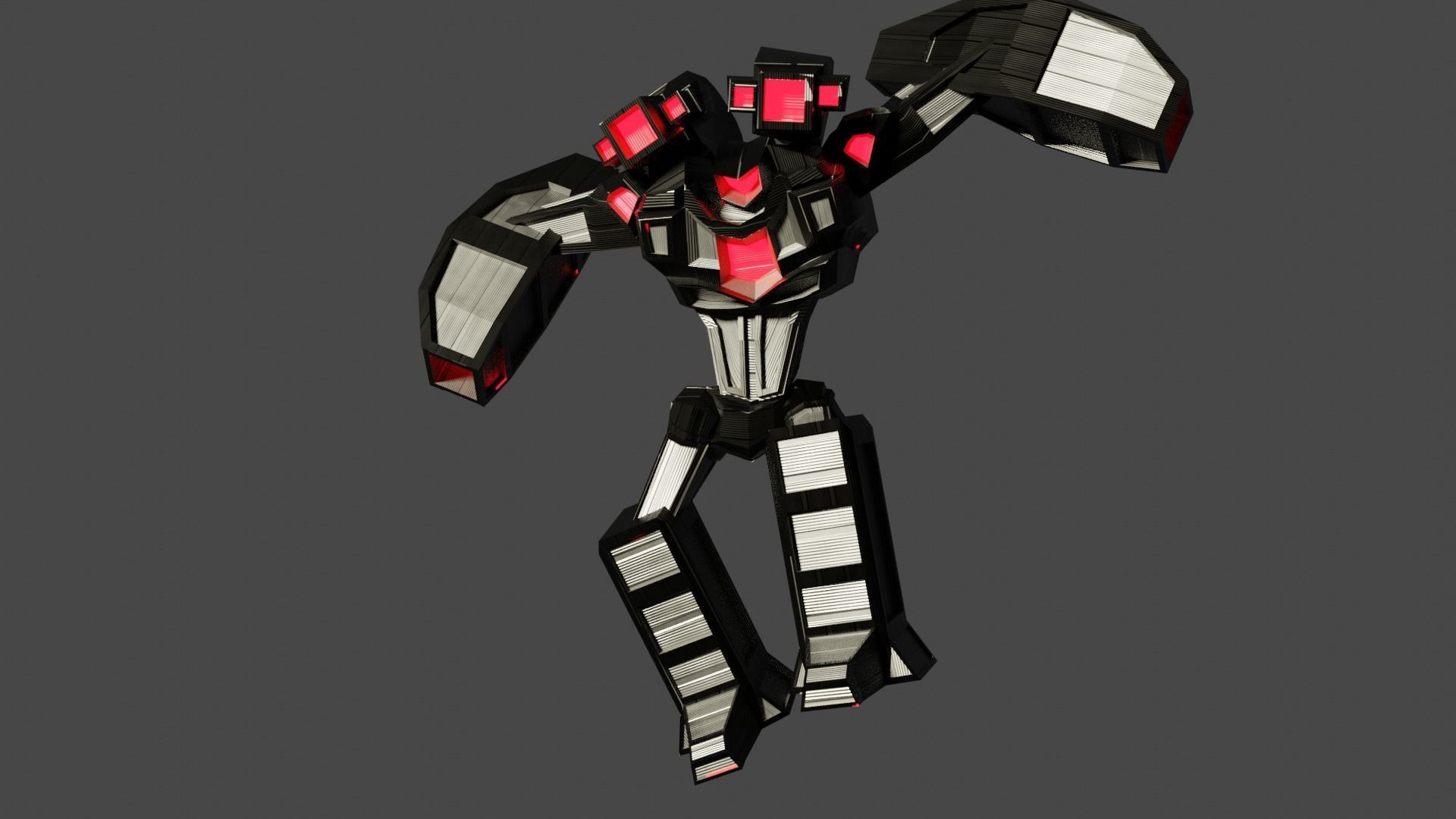 Tank - The Bot Free low-poly 3D model_3