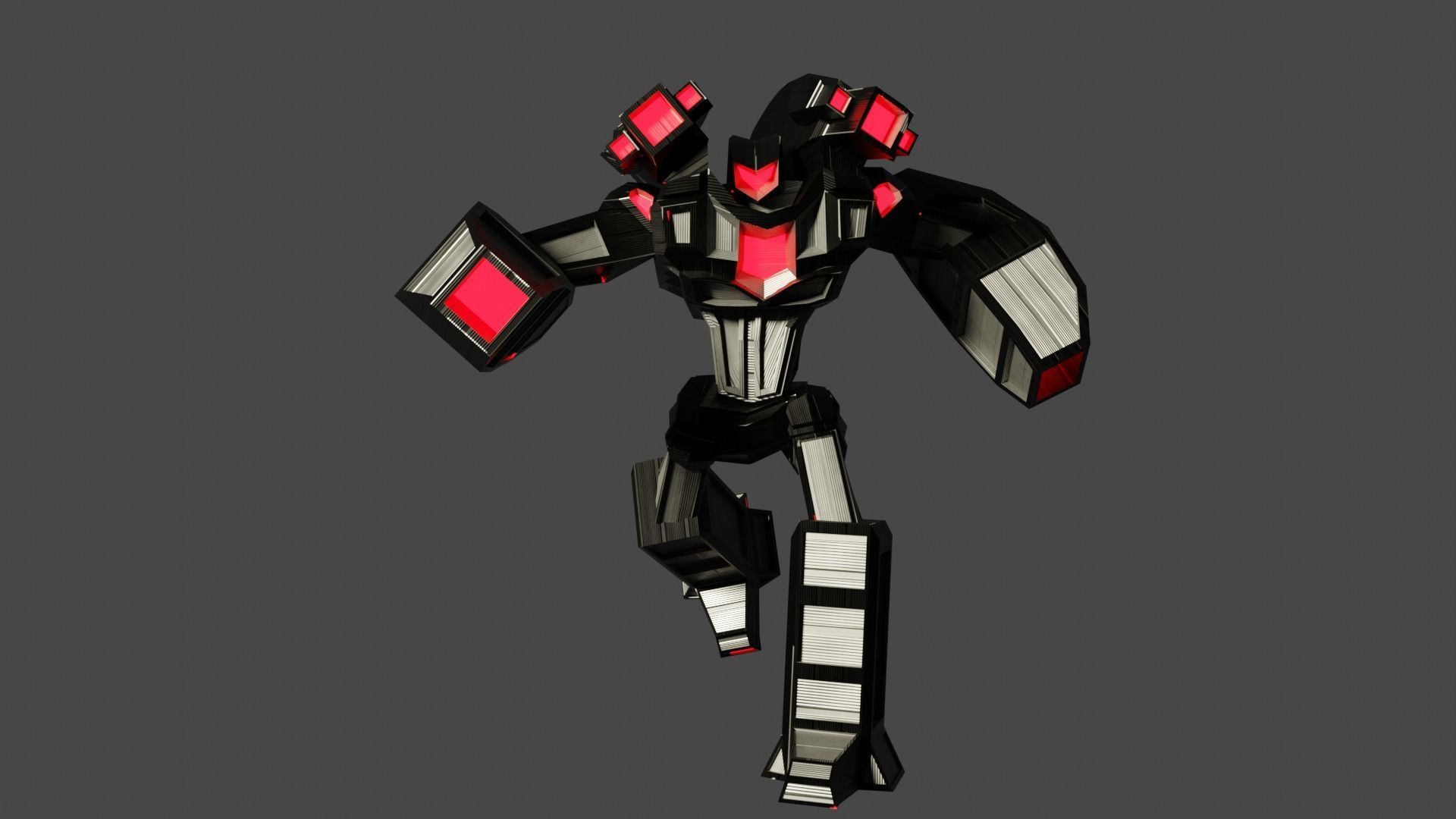 Tank - The Bot Free low-poly 3D model_1