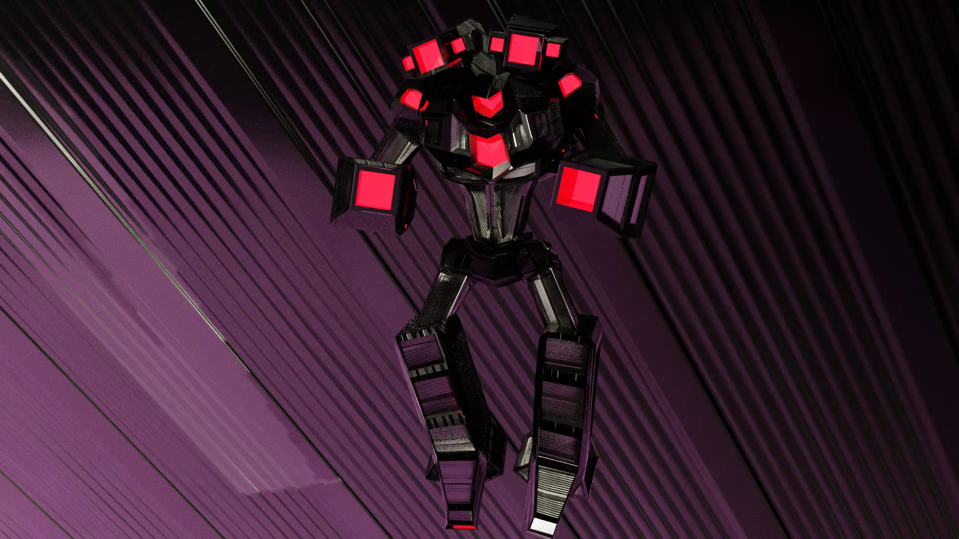 Tank - The Bot Free low-poly 3D model_0