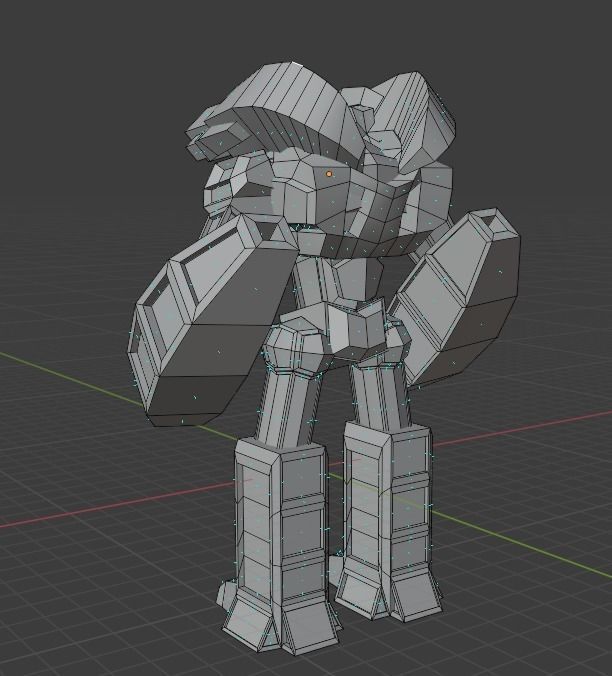 Tank - The Bot Free low-poly 3D model_9