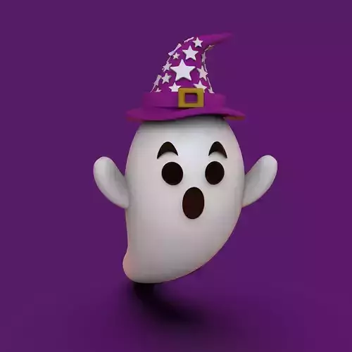 cute ghost 3d printable model  3D print model