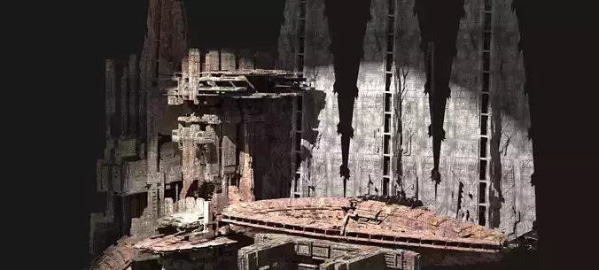 Mega City Space Station Kit bash 4