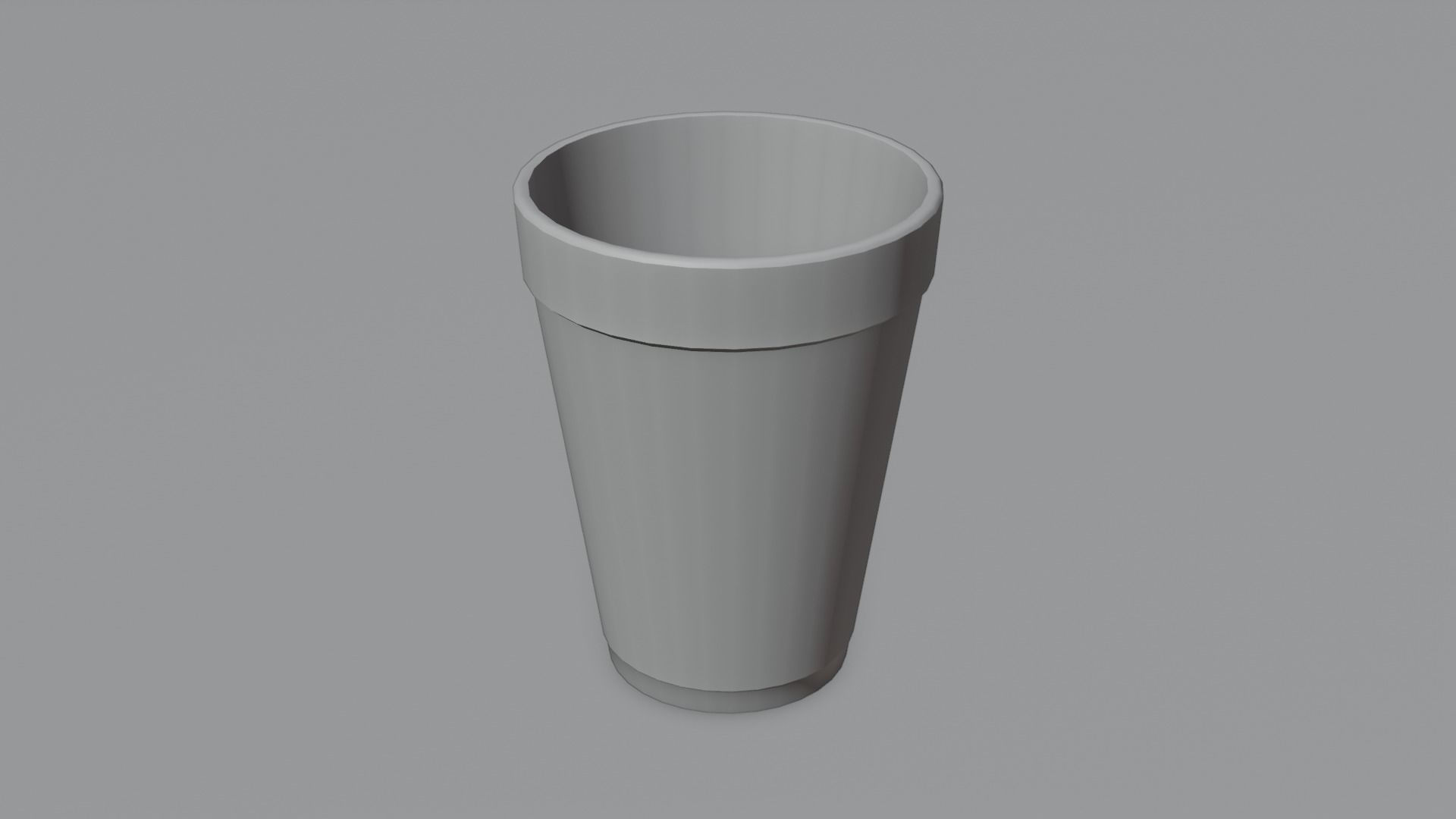 Reallistic Styrofoam Cup 4K Textures Low-poly 3D model_4