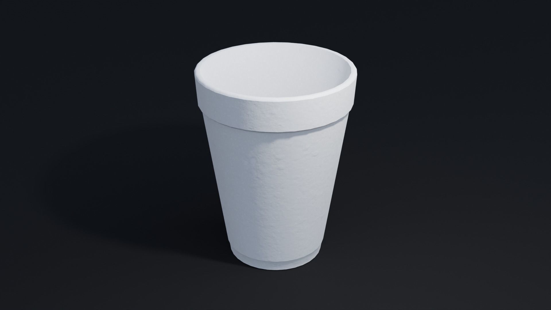 Reallistic Styrofoam Cup 4K Textures Low-poly 3D model_2