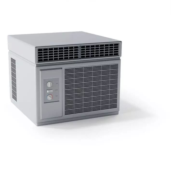 Air Conditioner With Thermal Controls 3D model_0