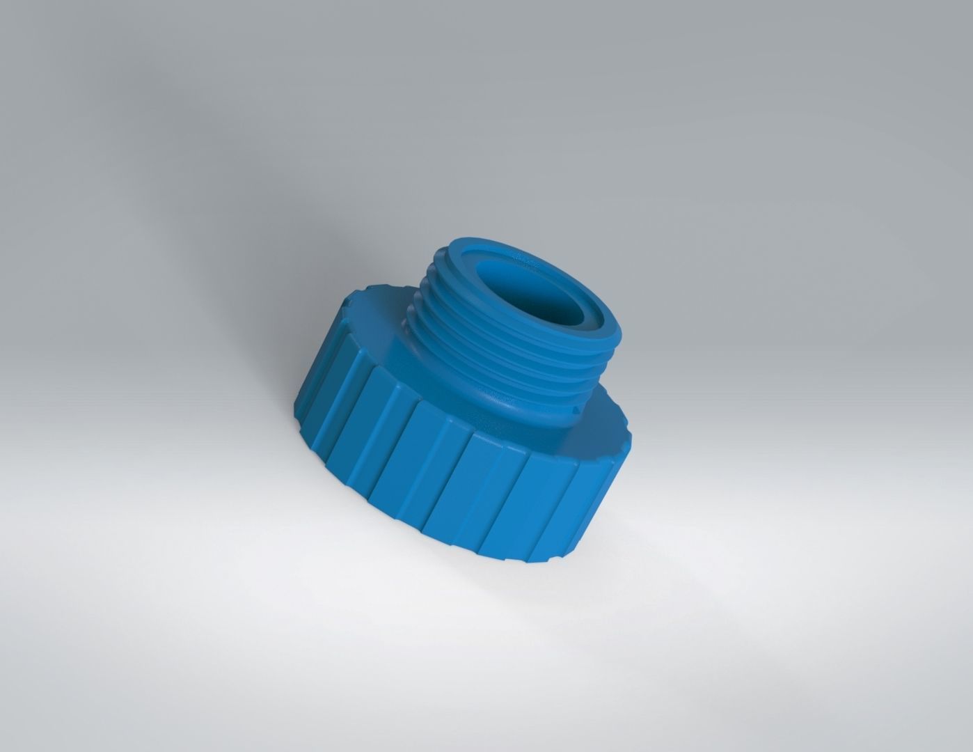 Adaptor to garden hose connector 3D print model_1