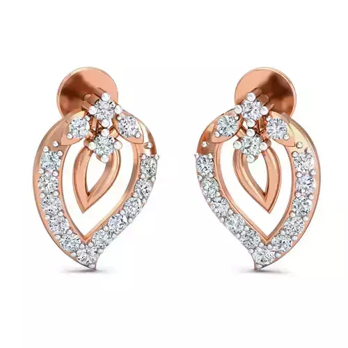Women earrings 3dm stl render detail 3D print model