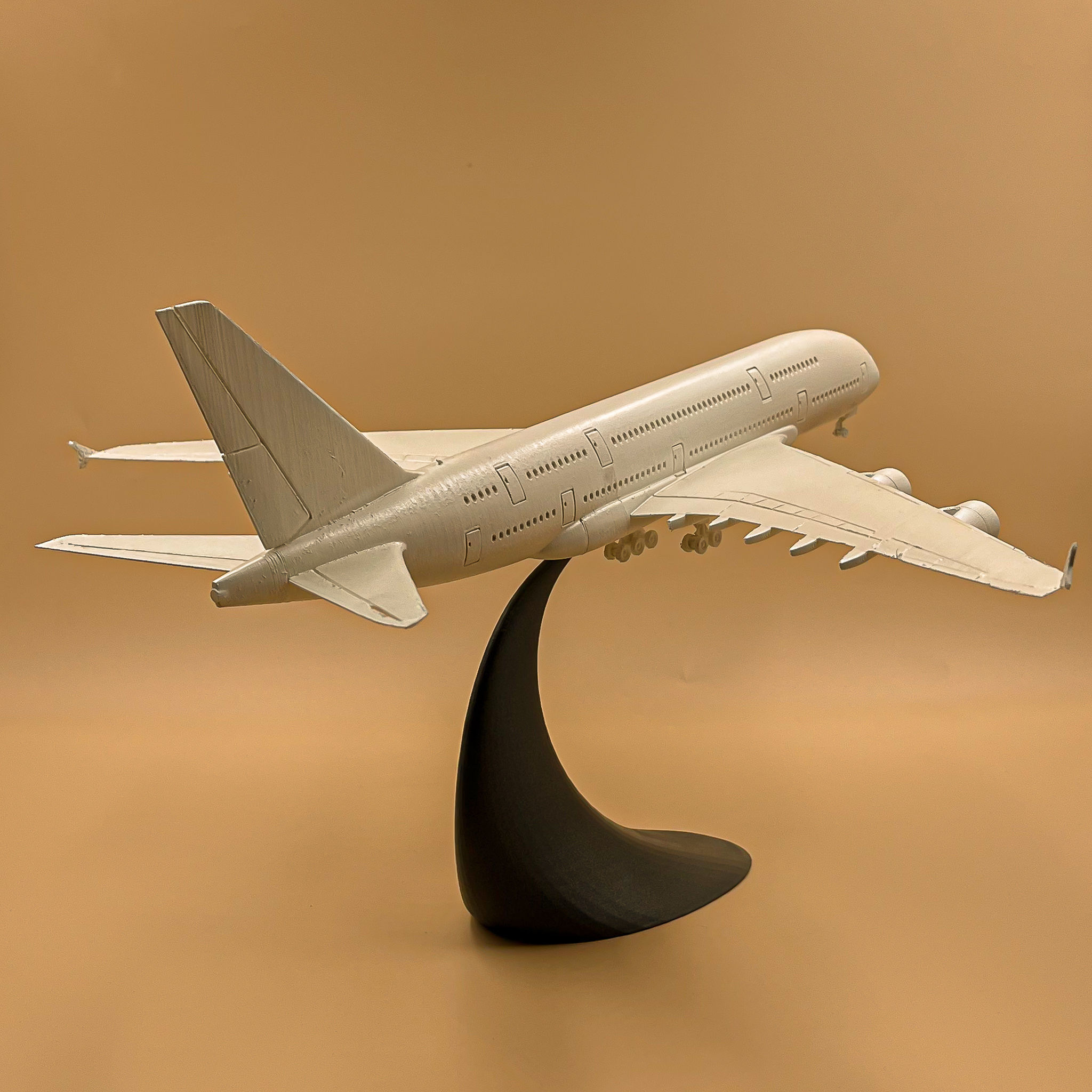 Airplane Airbus A380 Scale 1 200  3D print model_16
