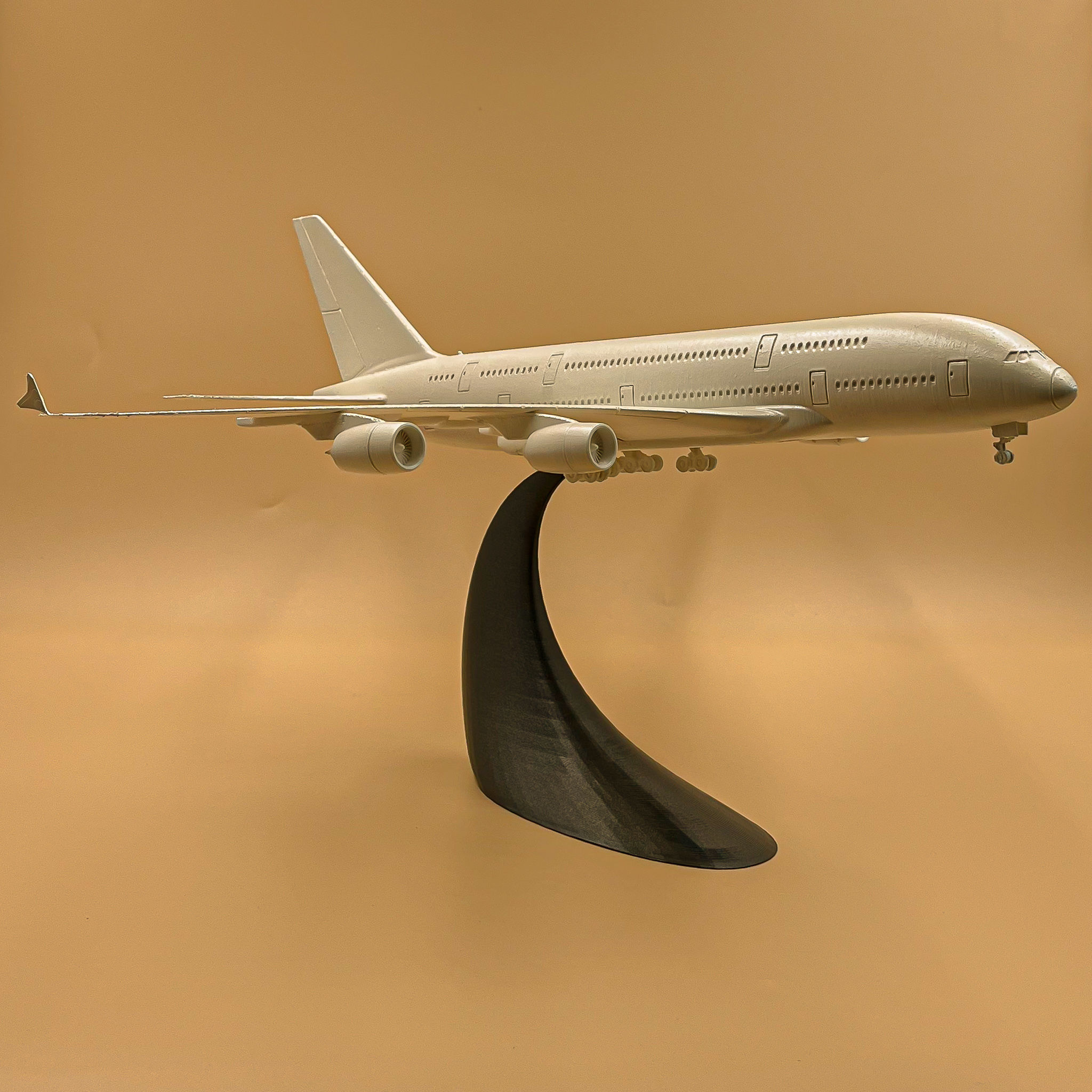 Airplane Airbus A380 Scale 1 200  3D print model_21
