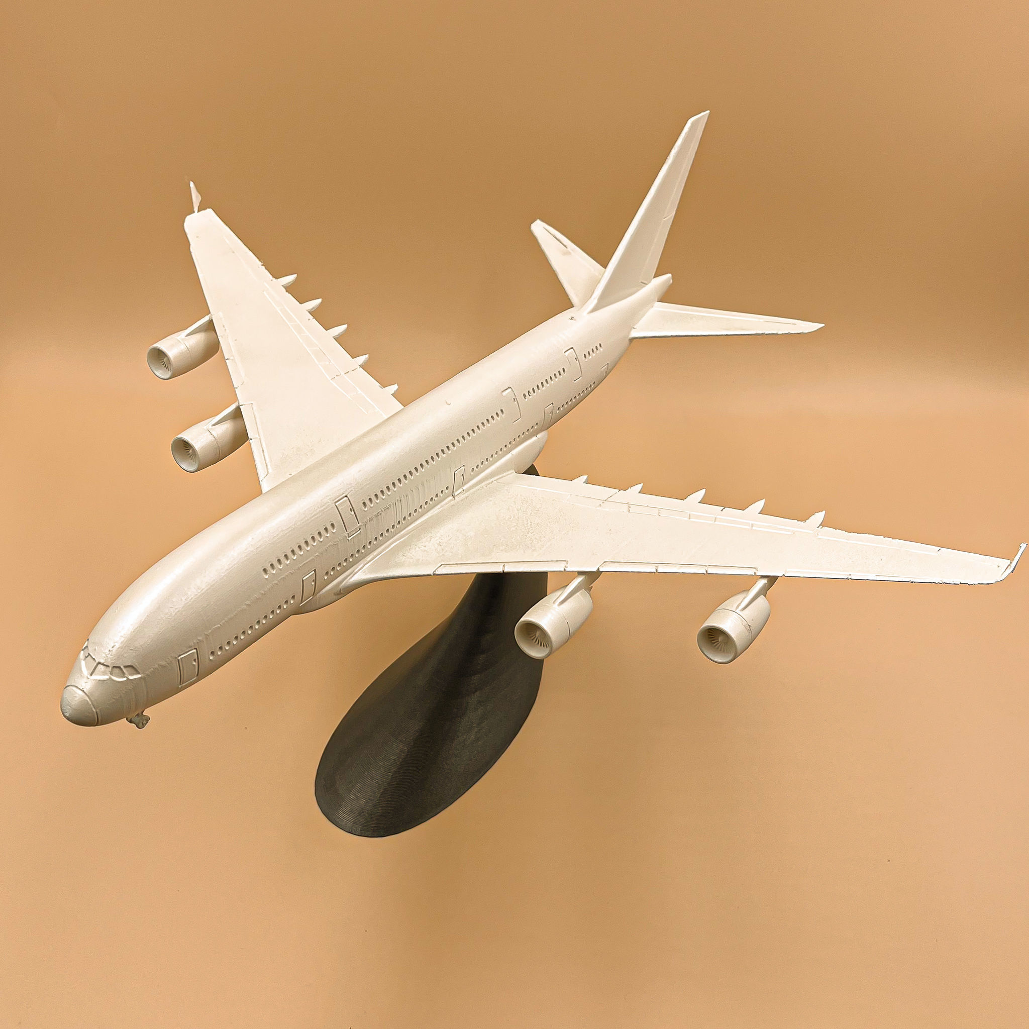 Airplane Airbus A380 Scale 1 200  3D print model_19