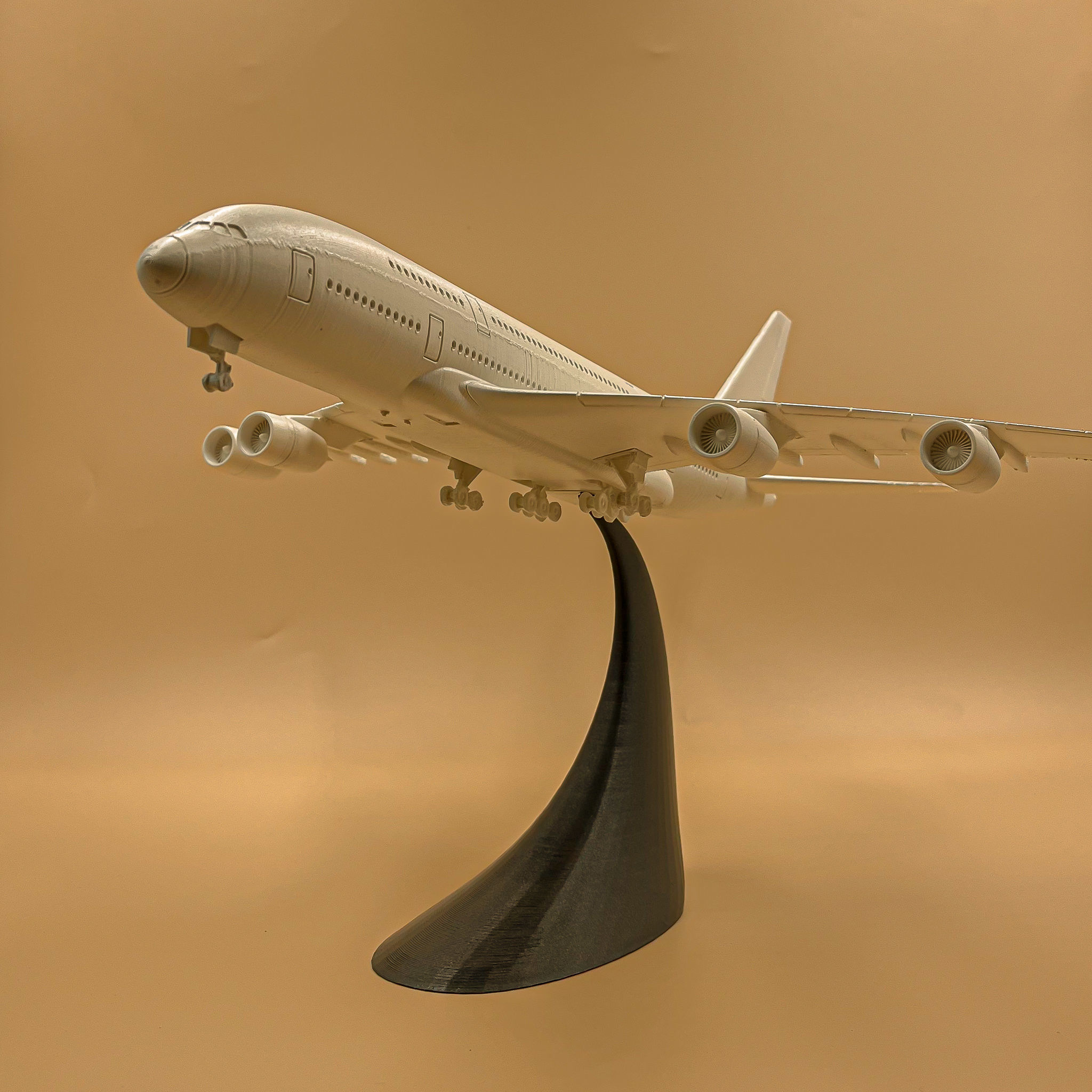 Airplane Airbus A380 Scale 1 200  3D print model_20