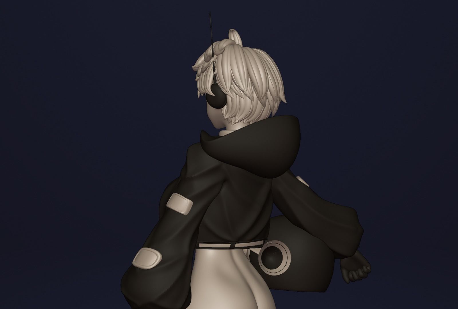 ONE PIECE VEGAPUNK LILITH FIGURE SCULPT Low-poly 3D model_17