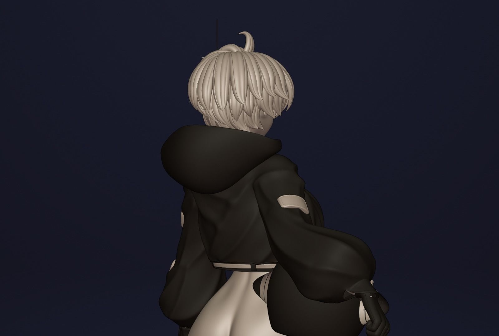 ONE PIECE VEGAPUNK LILITH FIGURE SCULPT Low-poly 3D model_19