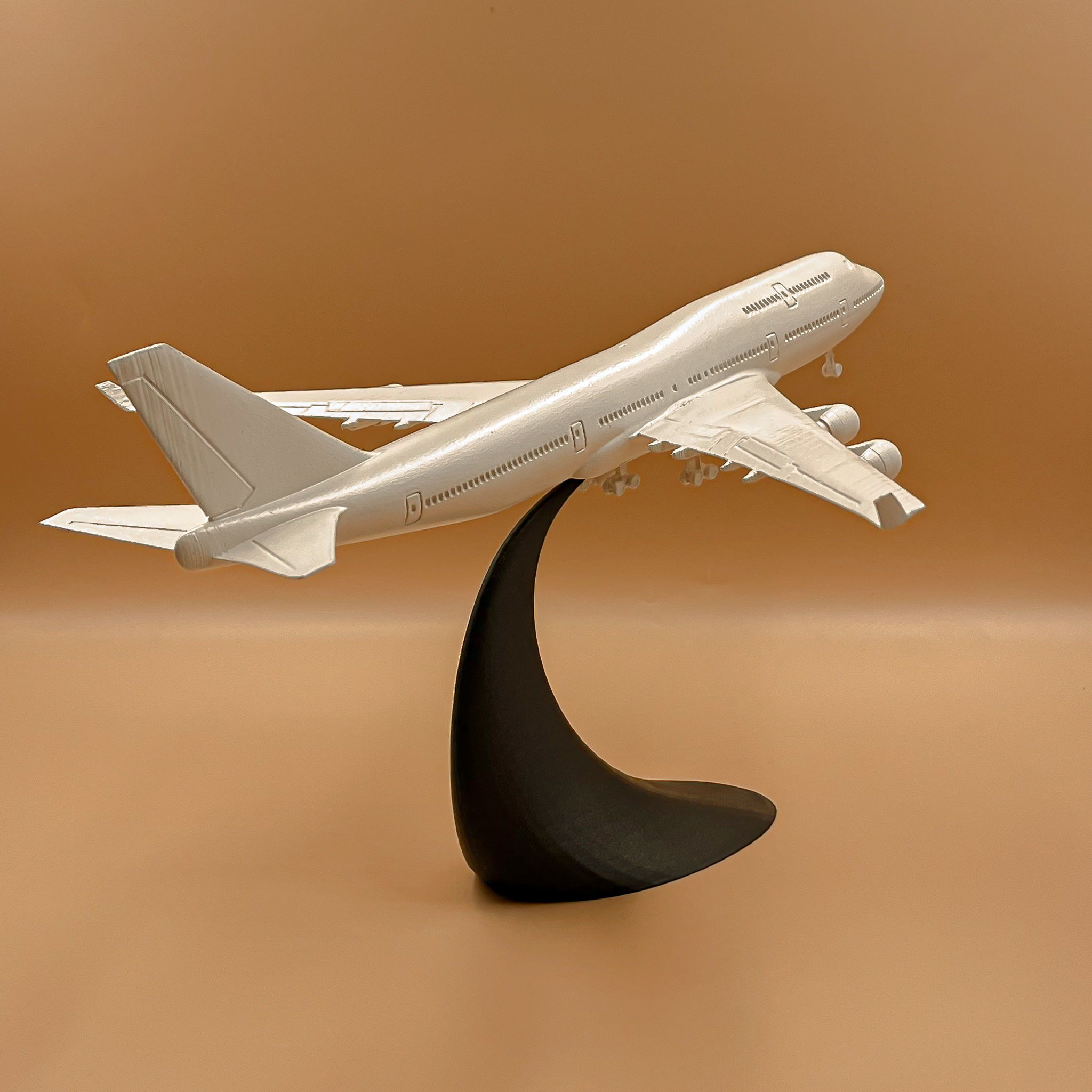 Airplane Boeing 747 - 400 Scale 1 200  3D print model_7