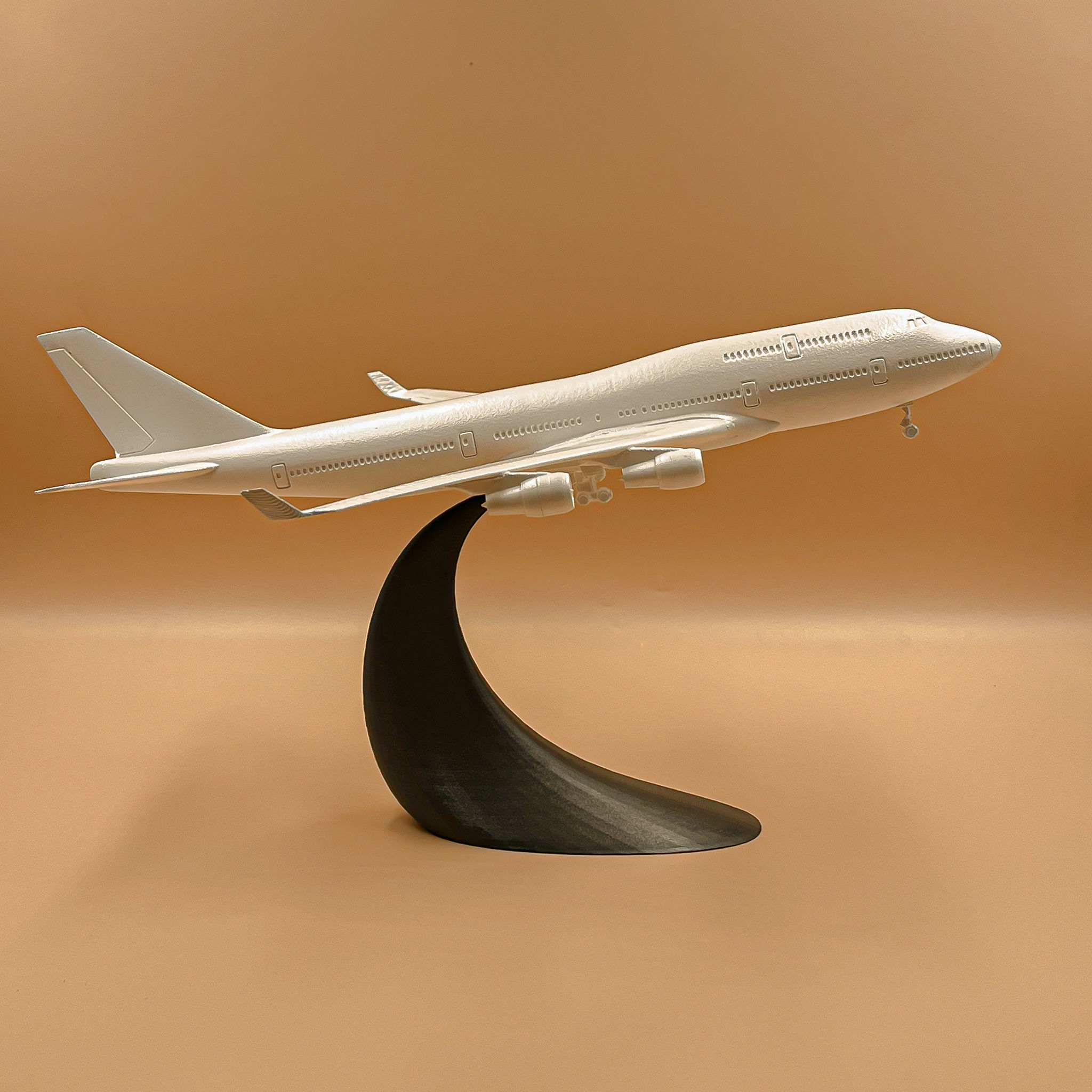 Airplane Boeing 747 - 400 Scale 1 200  3D print model_12