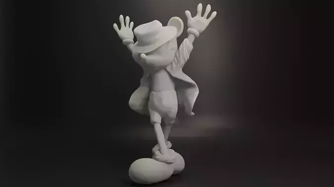 Mickey Mouse Jackson 3D print model