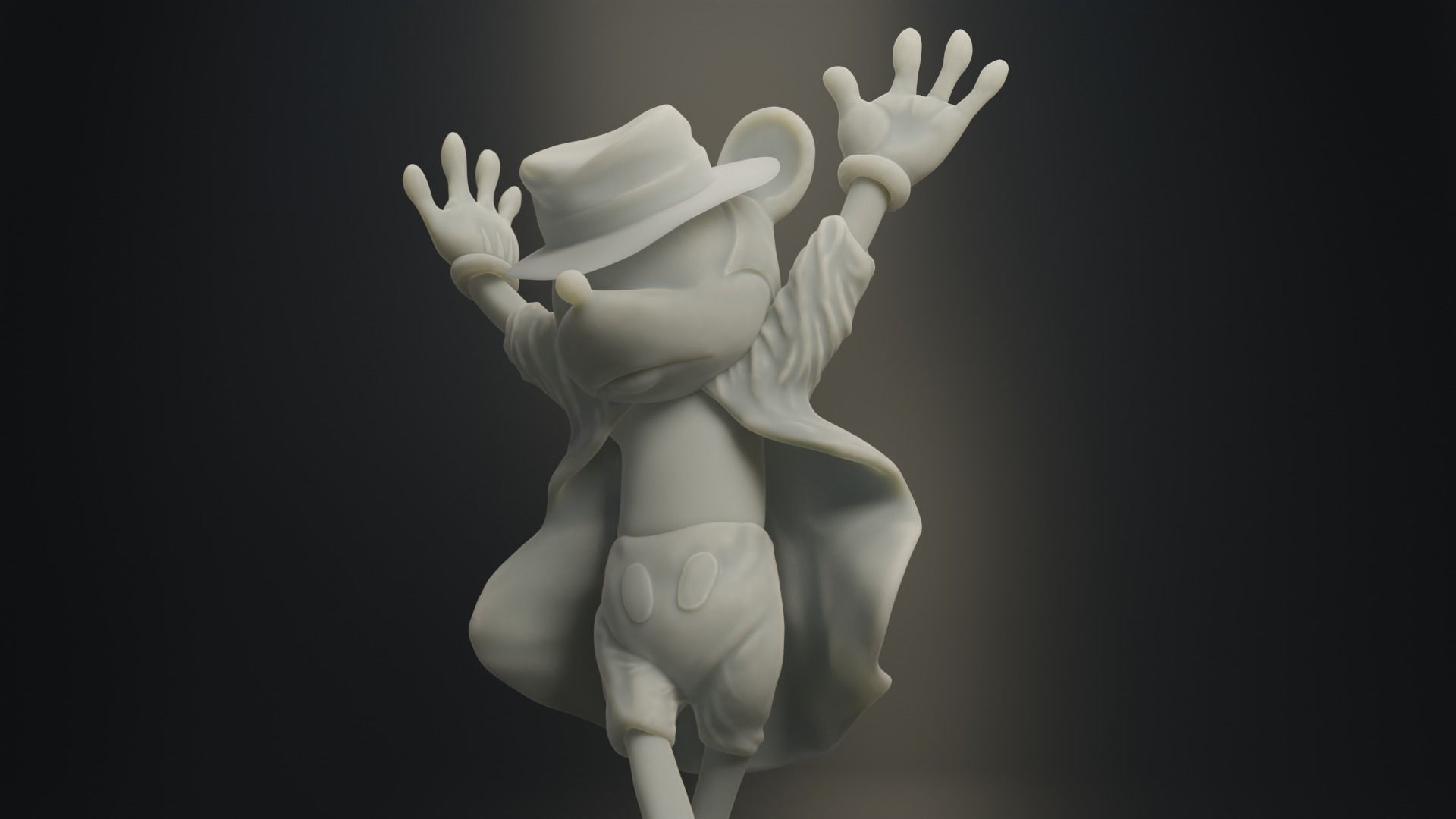 Mickey Mouse Jackson 3D print model_2