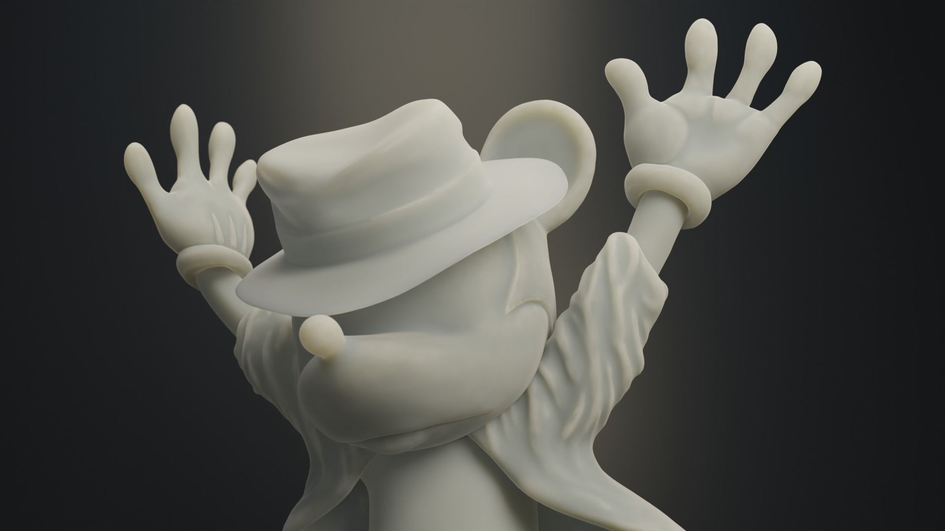 Mickey Mouse Jackson 3D print model_1