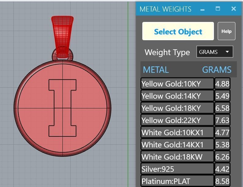 Alphabet Letters Circle Pendants Plain 3D print model_6