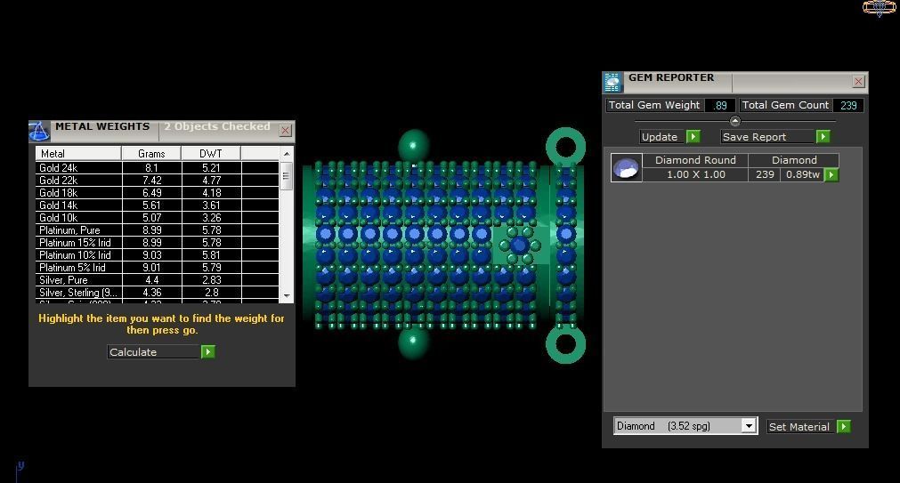clasp round 3D print model_3