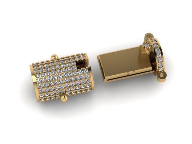 clasp round 3D print model_5