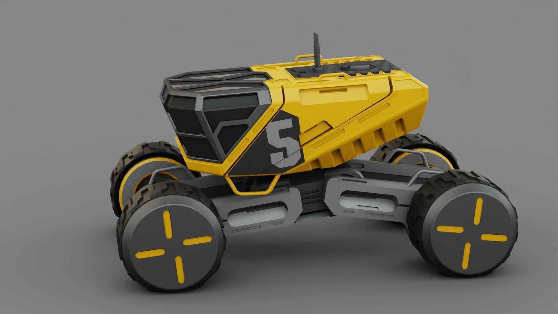 PLANET EXPLORER R20 RIGGED 3D model_25