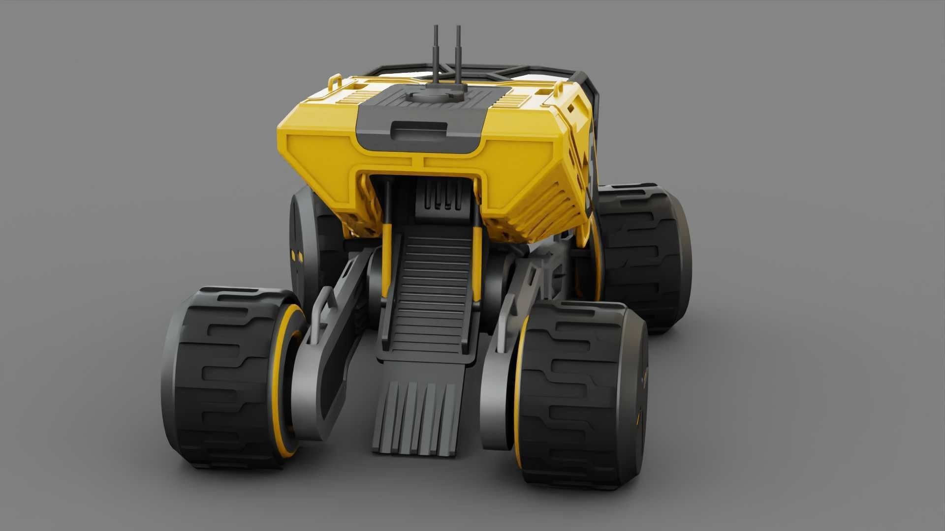 PLANET EXPLORER R20 RIGGED 3D model_9