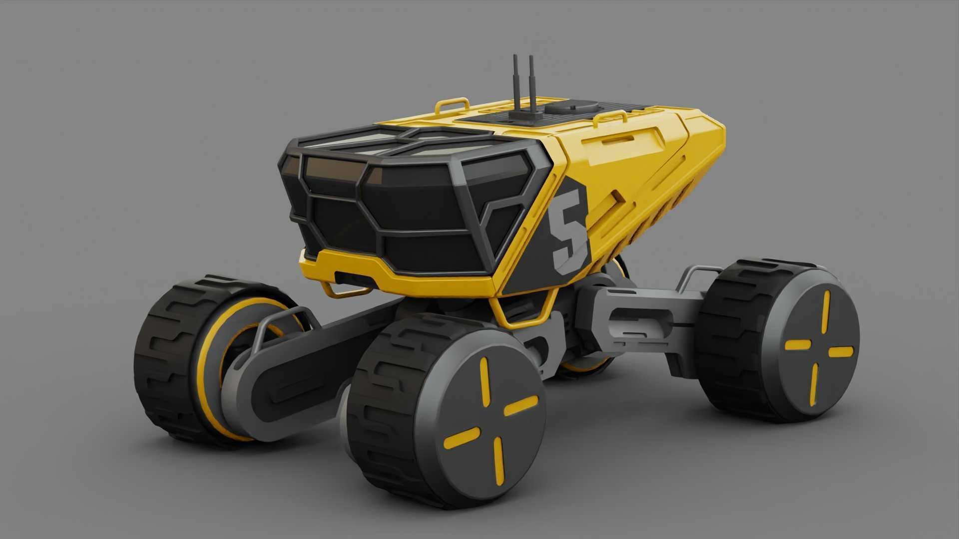PLANET EXPLORER R20 RIGGED 3D model_23