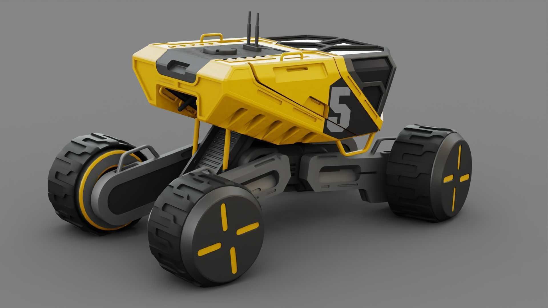 PLANET EXPLORER R20 RIGGED 3D model_13