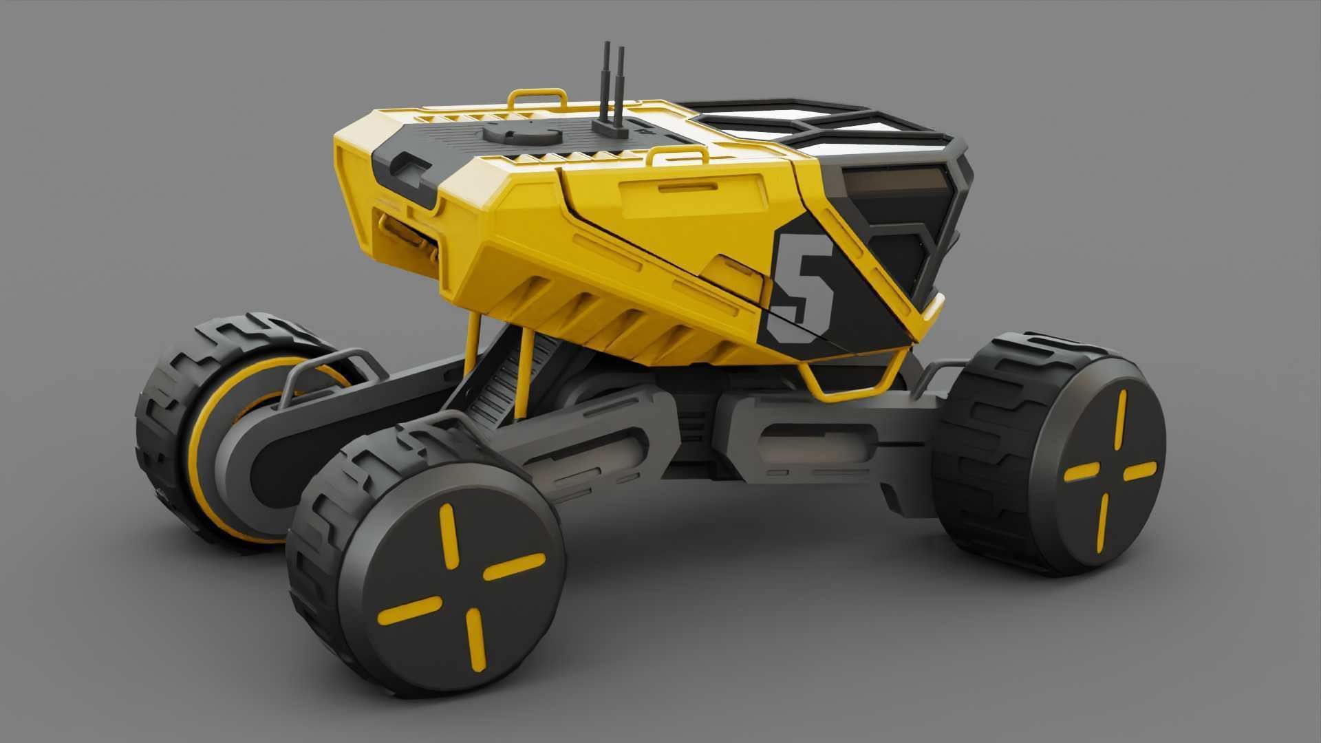 PLANET EXPLORER R20 RIGGED 3D model_14