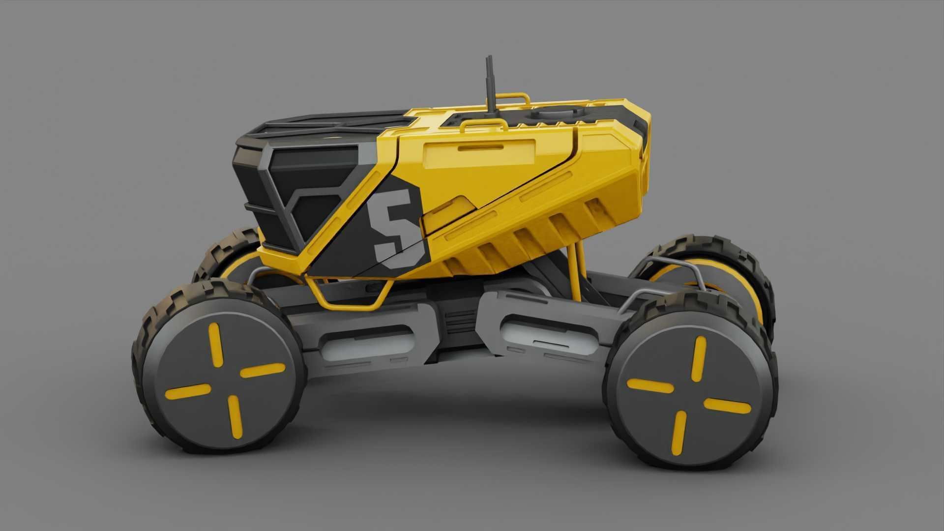 PLANET EXPLORER R20 RIGGED 3D model_2