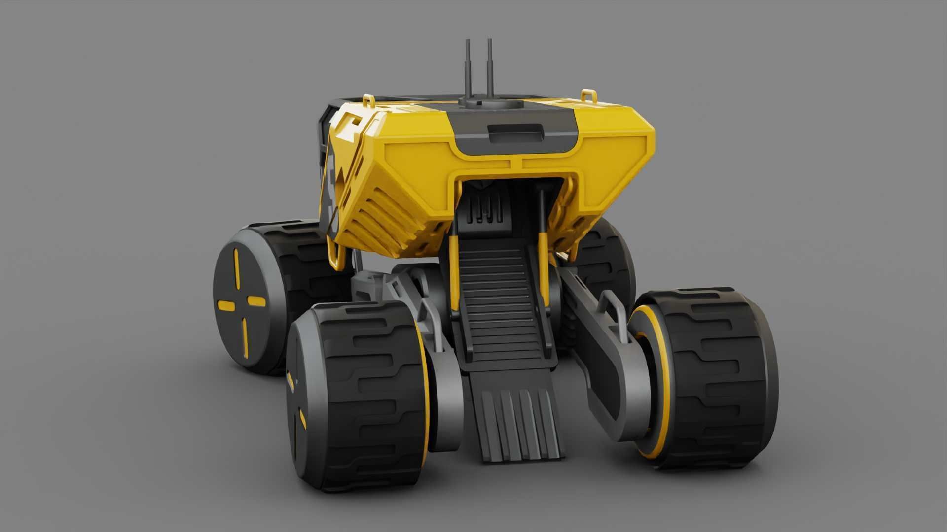 PLANET EXPLORER R20 RIGGED 3D model_7