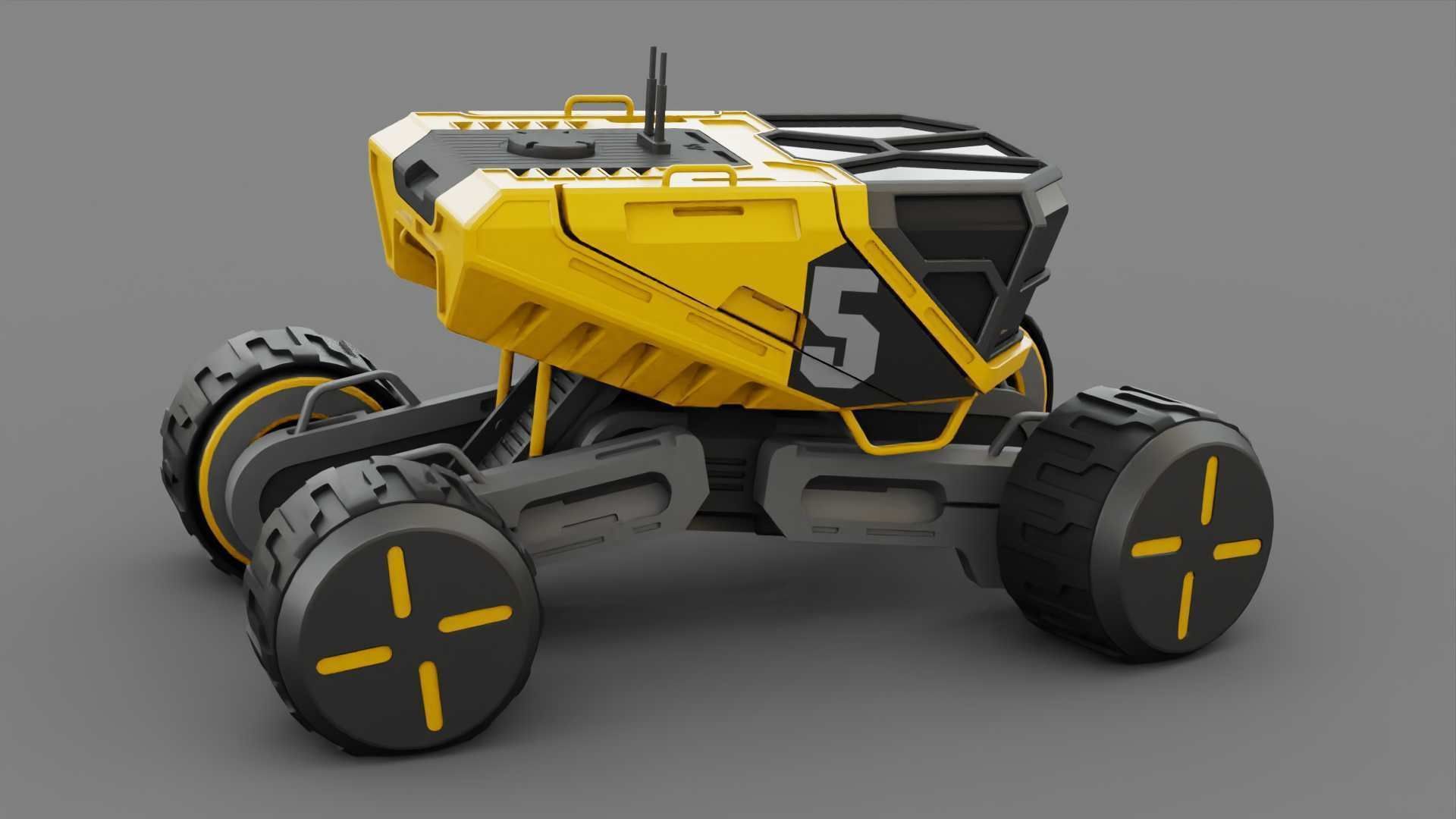 PLANET EXPLORER R20 RIGGED 3D model_15