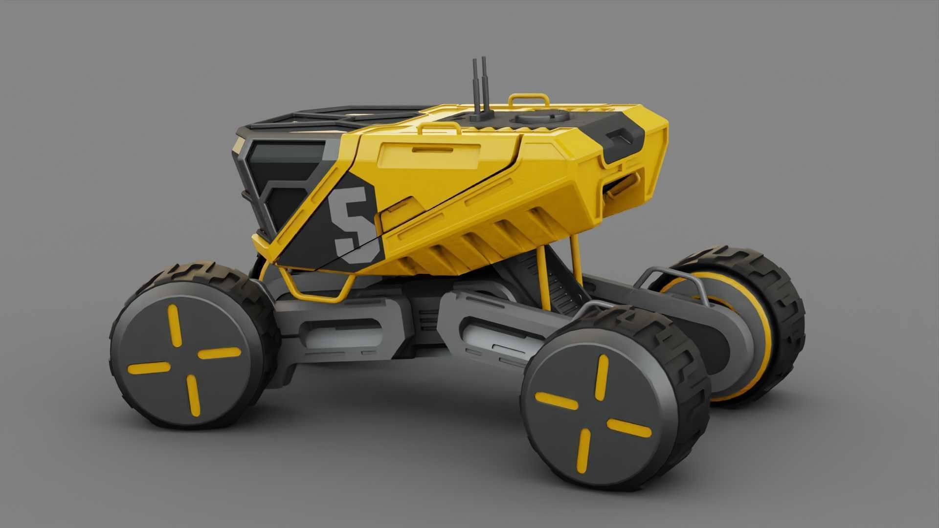 PLANET EXPLORER R20 RIGGED 3D model_3