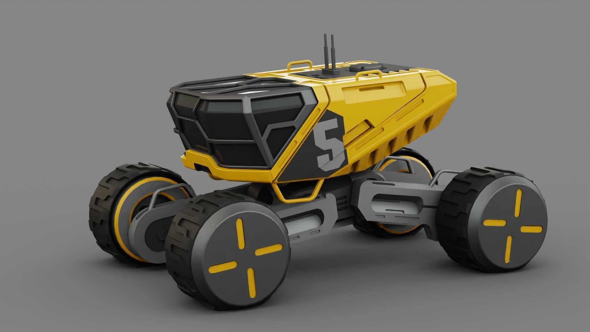 PLANET EXPLORER R20 RIGGED 3D model_24