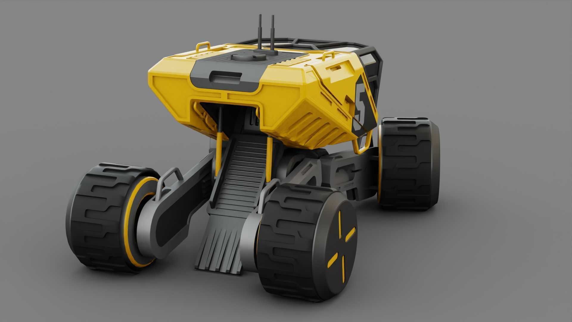 PLANET EXPLORER R20 RIGGED 3D model_10