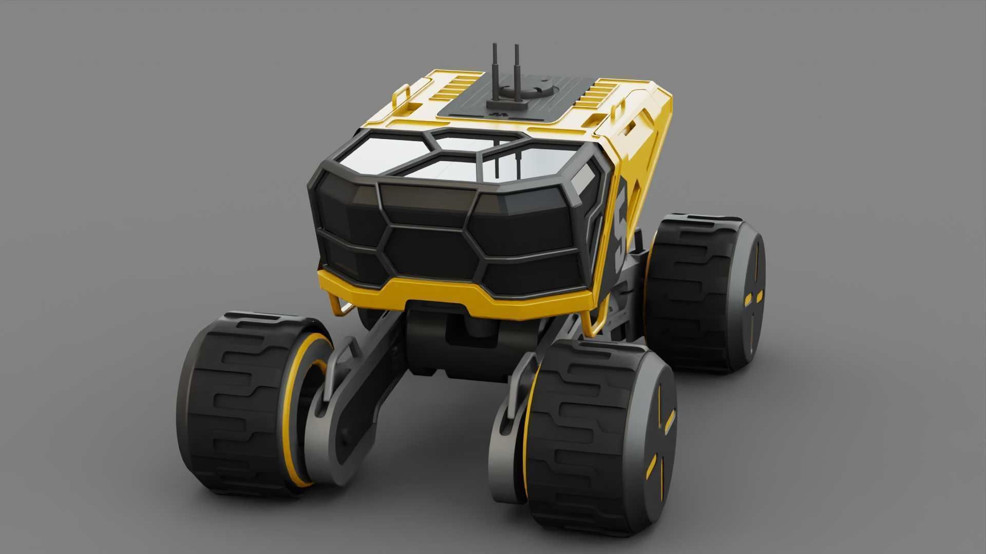 PLANET EXPLORER R20 RIGGED 3D model_22