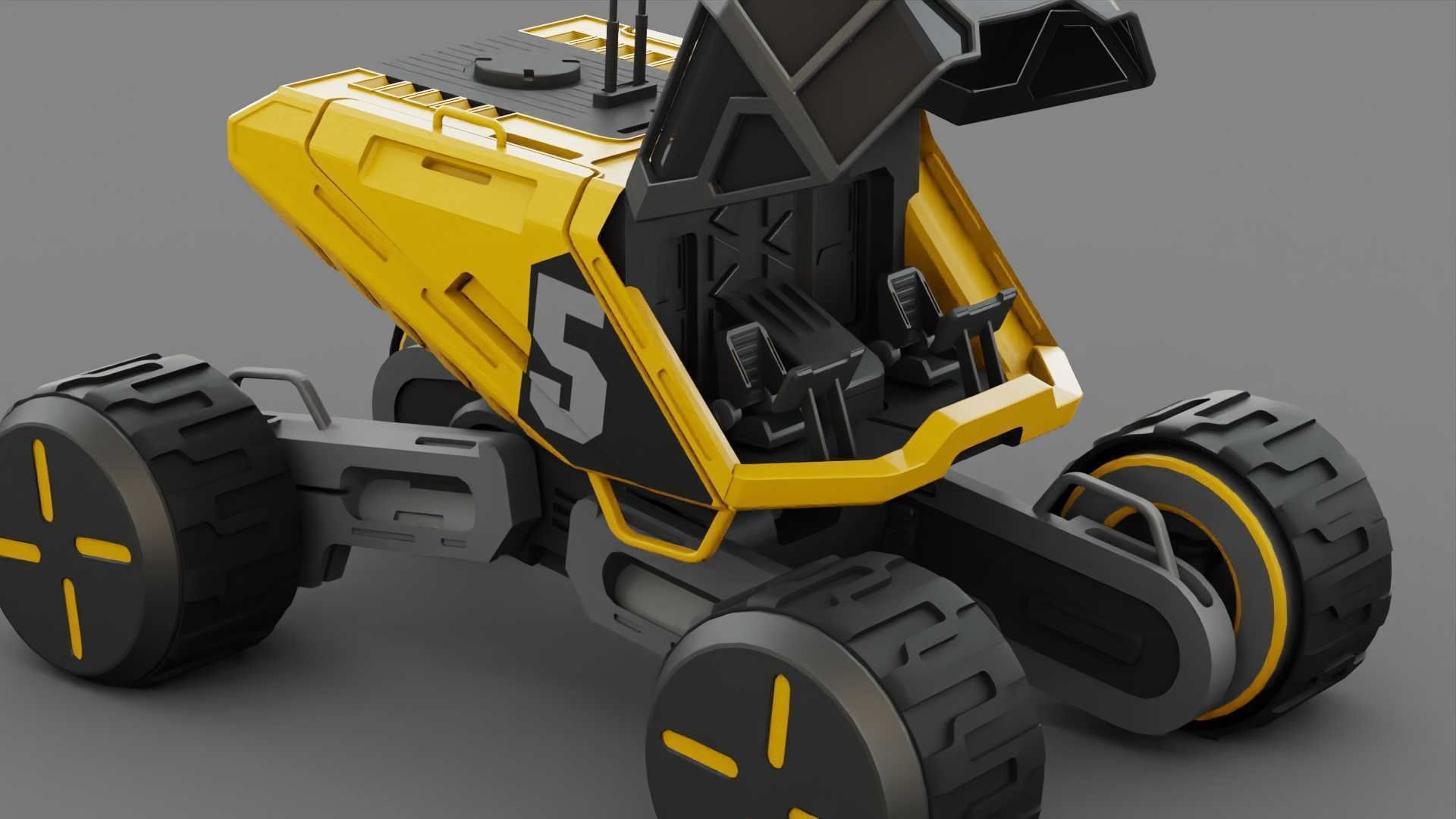 PLANET EXPLORER R20 RIGGED 3D model_19