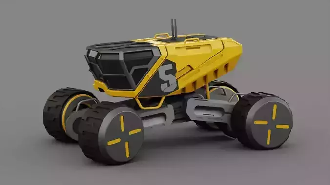 PLANET EXPLORER R20 RIGGED 3D model