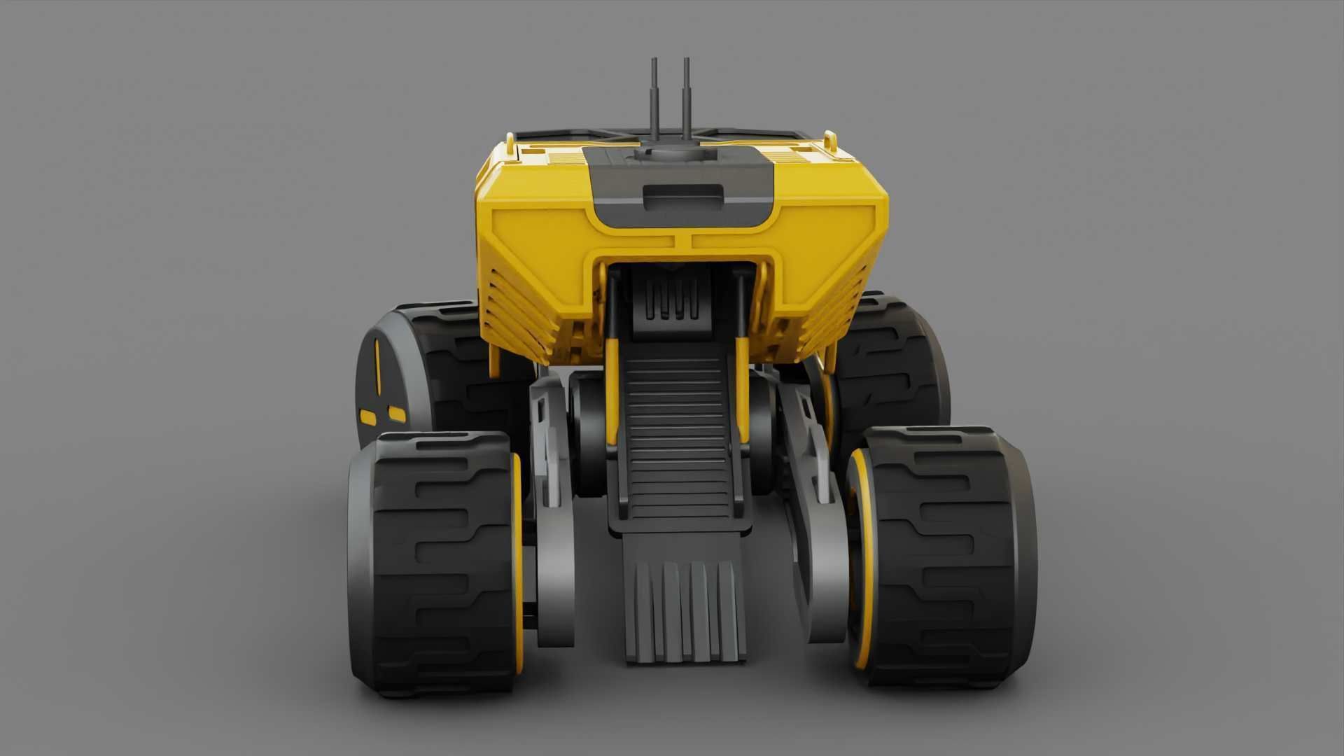 PLANET EXPLORER R20 RIGGED 3D model_8