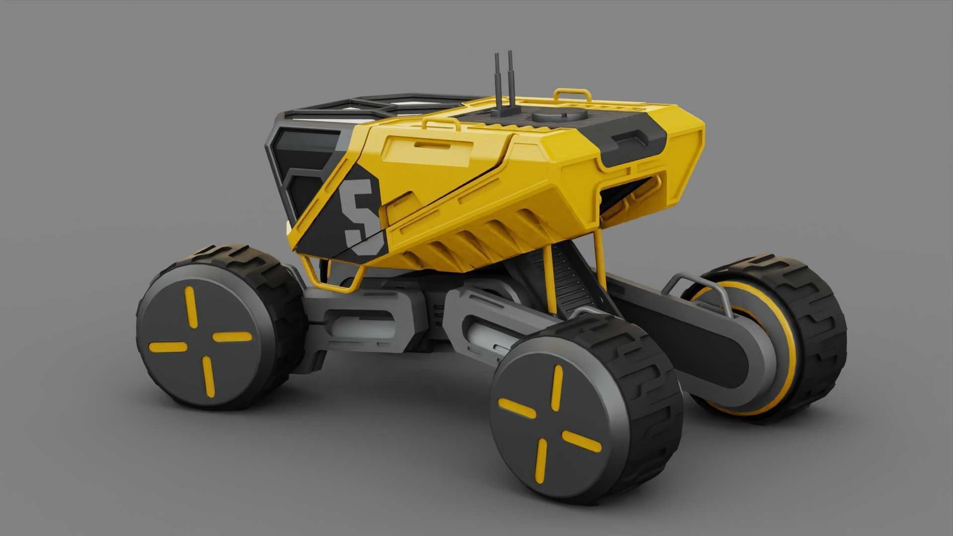 PLANET EXPLORER R20 RIGGED 3D model_4