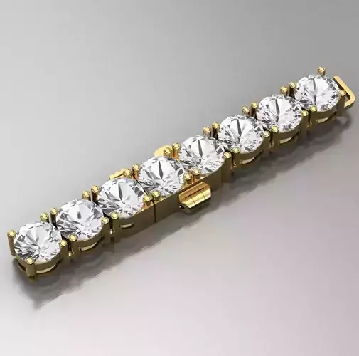 Tennis Chain 8 pointer necklace